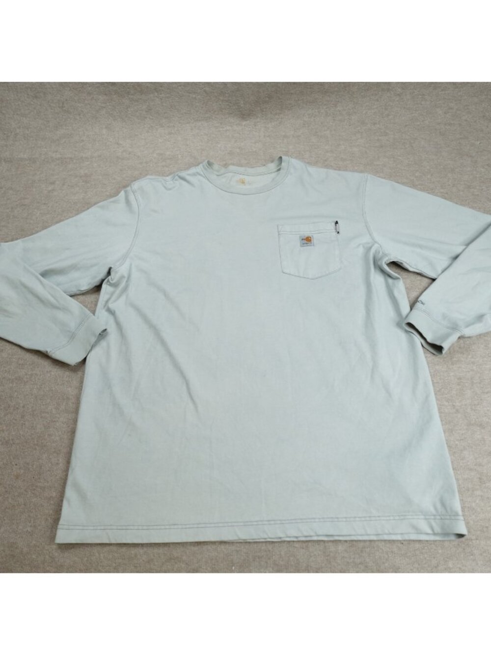 Carhartt Mens Shirt XLT Blue Long Sleeve FR CAT2 Cotton Chest Pocket ATPV 8.9